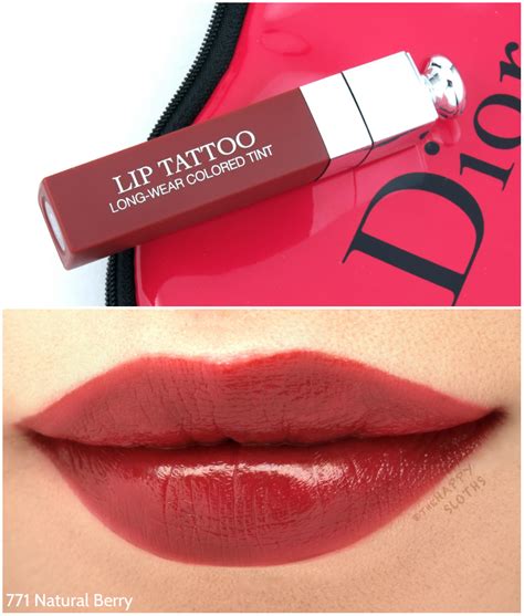 dior lip tattoo 621 swatch|Dior lipstick.